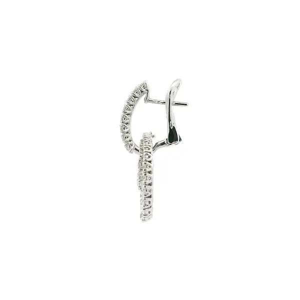 Diamantové náušnice éclat double circle