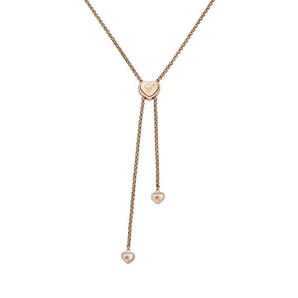 Gold Necklace Chopard Happy Hearts 81A148-5301