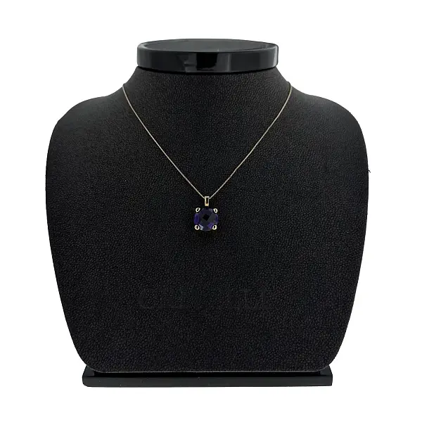 Zlatý přívěsek s ametystem