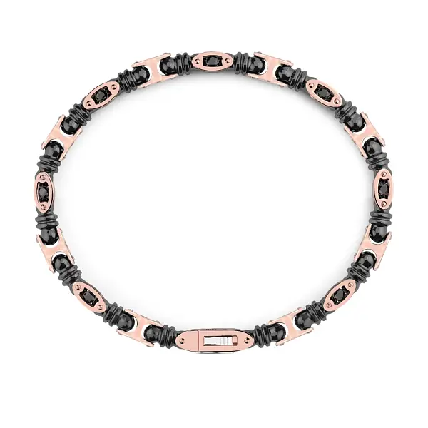 Zlatý náramek Zancan Ceramikgold KB050R-N