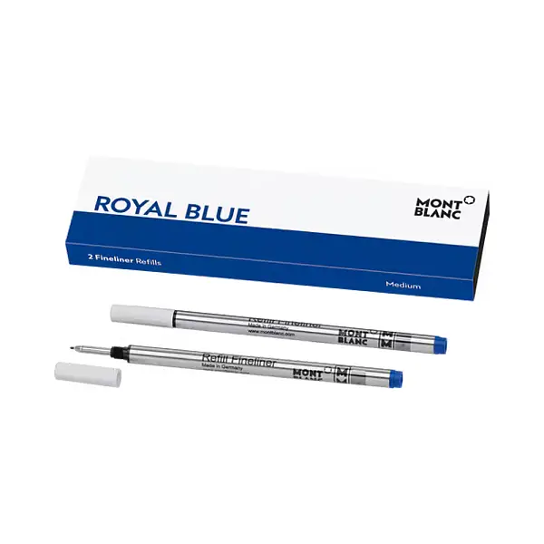 Montblanc 2x náhradní náplně M do finelineru, Royal Blue MB128249