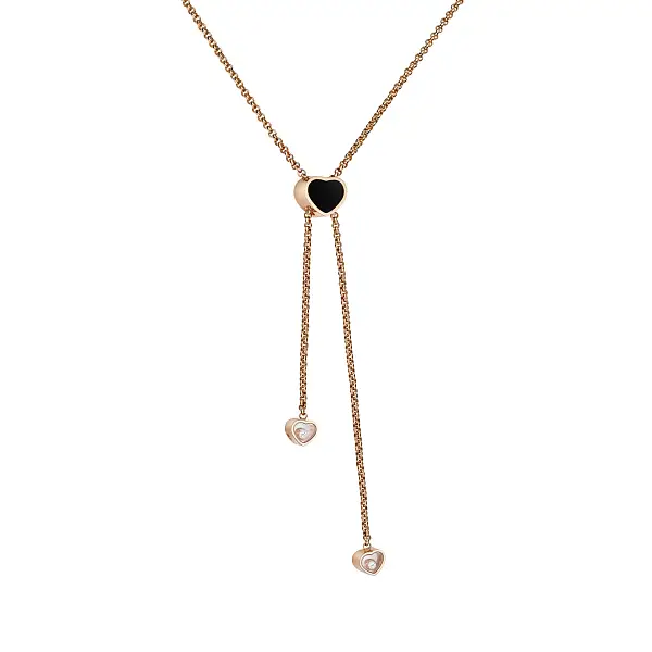 Zlatý náhrdelník Chopard Happy Hearts 81A148-5201