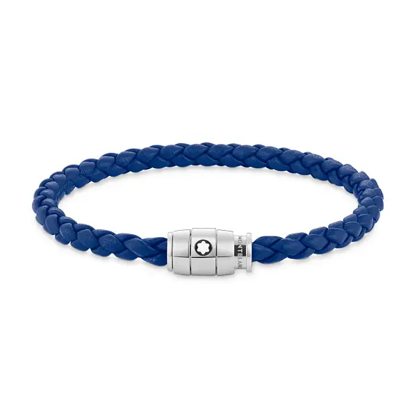 Montblanc kožený náramek se třemi kroužky MB130899