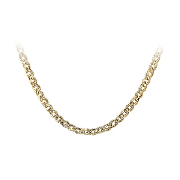 Zlatý řetízek pancerová pletená