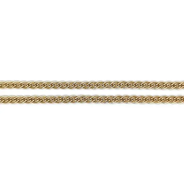 Zlatý řetízek pancerová pletená