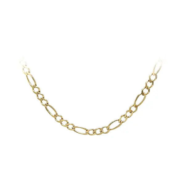 Zlatý řetízek Figaro