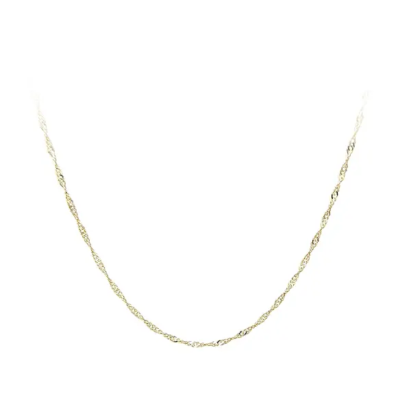 Zlatý řetízek Singapur