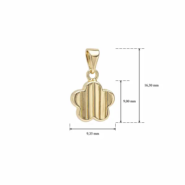 Zlatý přívěsek čtyřlístek