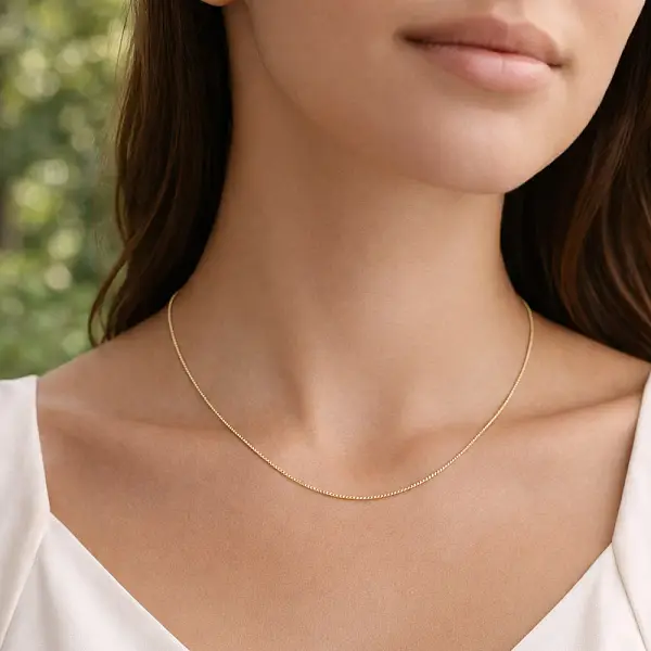 Zlatý řetízek vzor Pancíř