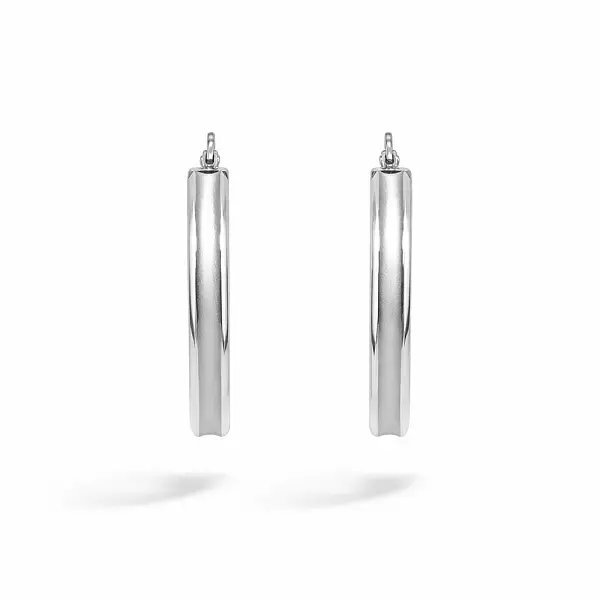 Zlaté kruhové náušnice z kombinovaného zlata