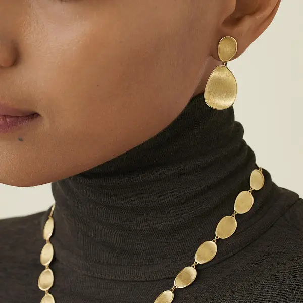 Zlaté Náušnice Marco Bicego Lunaria OB1348 Y