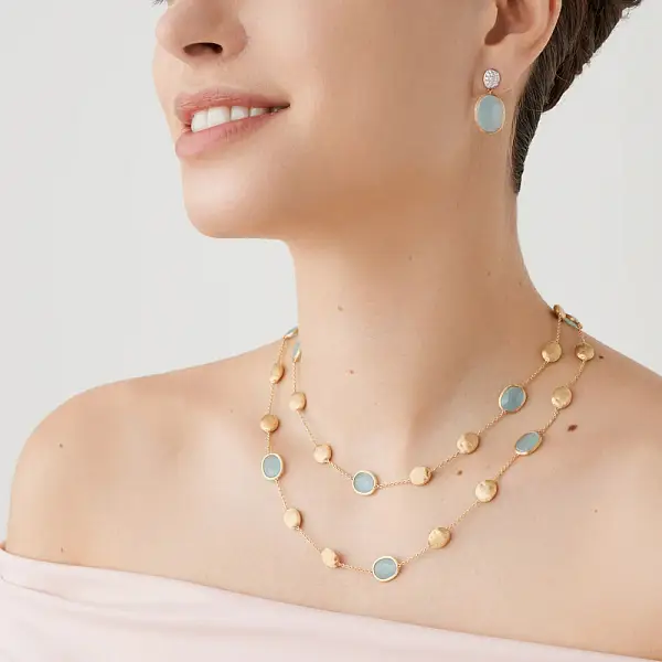 Zlaté Náušnice Marco Bicego Siviglia OB1799-B AQ01 YW