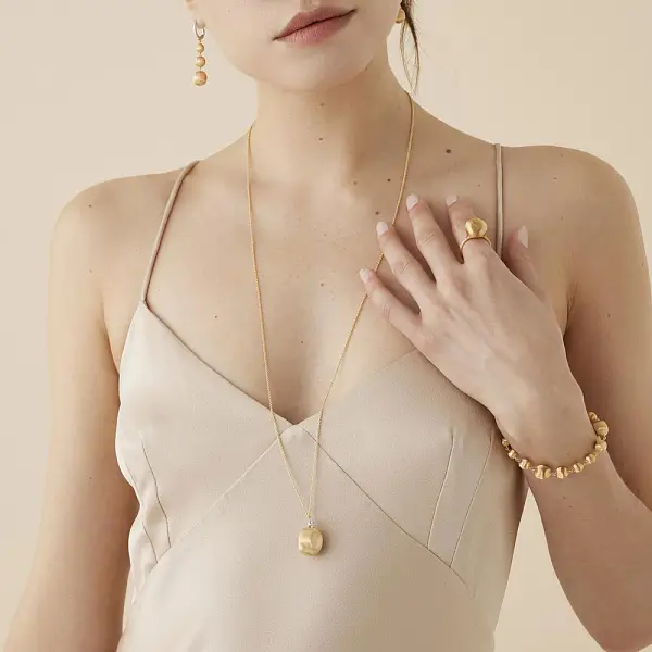 Zlatý Náhrdelník Marco Bicego Africa CB2838 B YW Q6