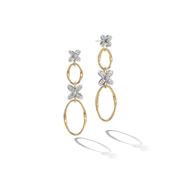 Zlaté Náušnice Marco Bicego Marrakech Onde OG396 B3 YW