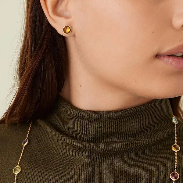 Zlaté Náušnice Marco Bicego Jaipur OB957 QG01 Y