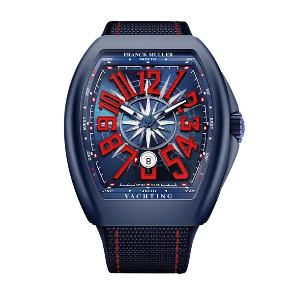 Franck Muller Vanguard Yachting Ceramic V 45 SC DT YACHT CR BL (BL)