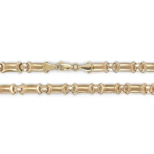 Zlatý článkový náhrdelník