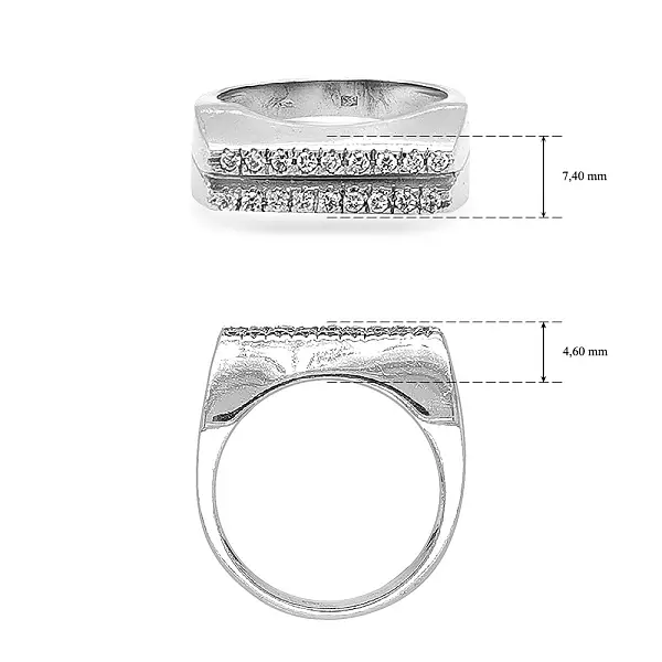 Zlatý Prsten se Zirkony