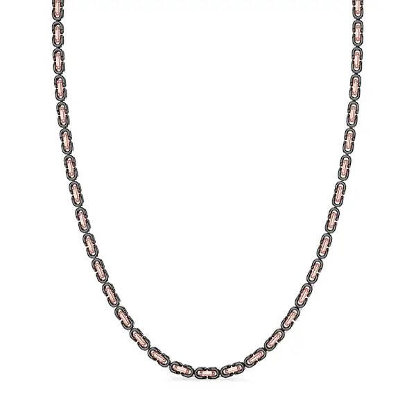 Zlatý náhrdelník Zancan Ceramikgold KC074R-N-60