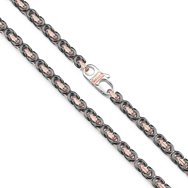 Zlatý náhrdelník Zancan Ceramikgold KC074R-N-60