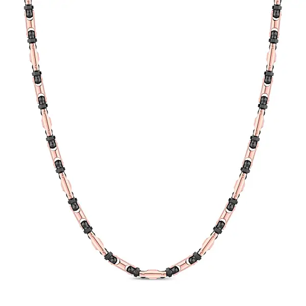 Zlatý náhrdelník Zancan Ceramikgold KC071R-N-60