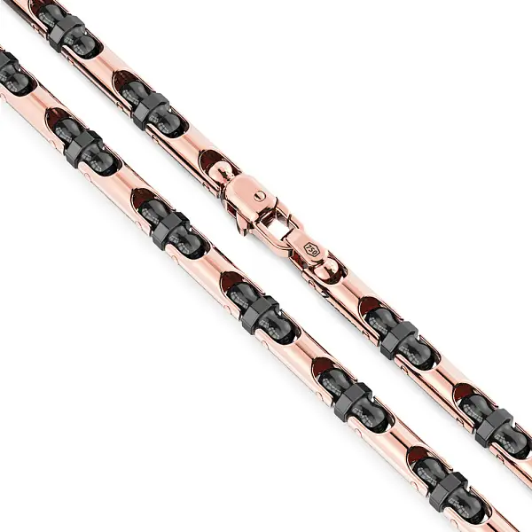 Zlatý náhrdelník Zancan Ceramikgold KC071R-N-60