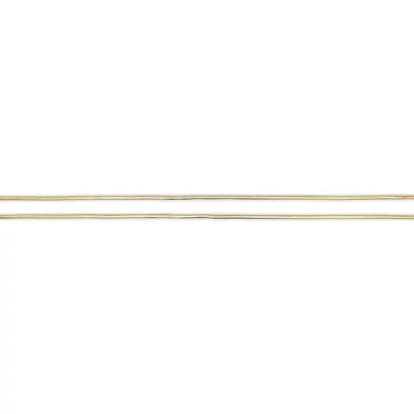 Gold Snake Chain Necklace 50 cm, 0.90 mm