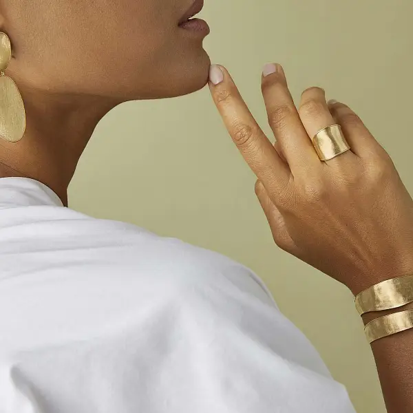 Gold Ring Marco Bicego Lunaria AB551 Y 02