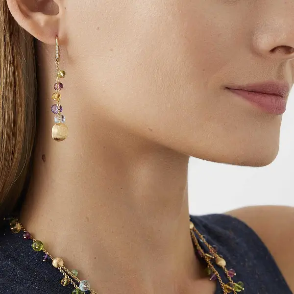 Gold Earrings Marco Bicego Africa OB1861-MB MIX02 Y