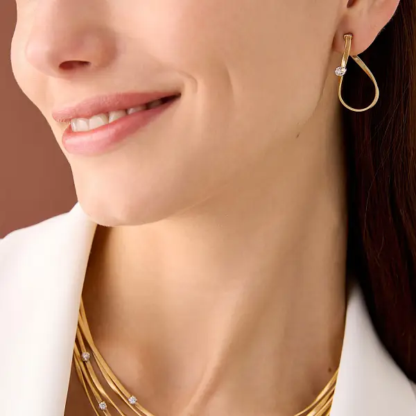 Zlaté náušnice Marco Bicego Marrakech OG404_B8 YW M5