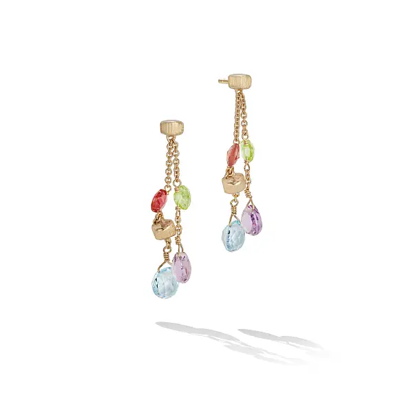 Zlaté náušnice Marco Bicego Paradise OB914 MIX01 Y 02