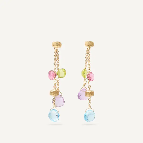 Zlaté náušnice Marco Bicego Paradise OB914 MIX01 Y 02