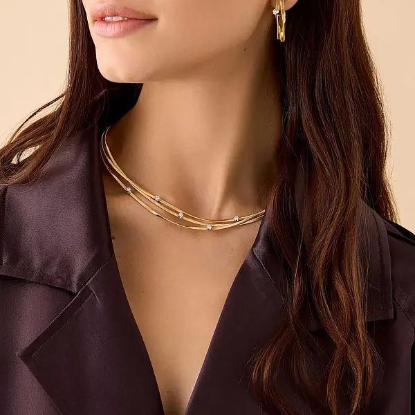 Zlatý náhrdelník Marco Bicego Marrakech CG848_B8 YW M5