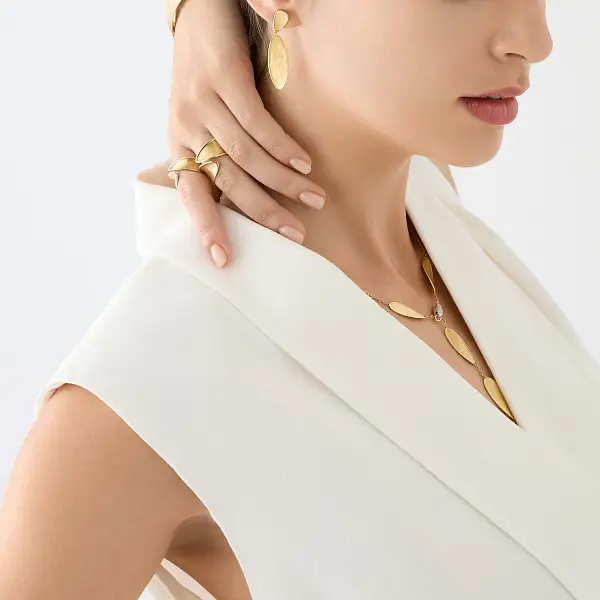 Zlatý prsten Marco Bicego Lunaria Twist AB661 Y 02