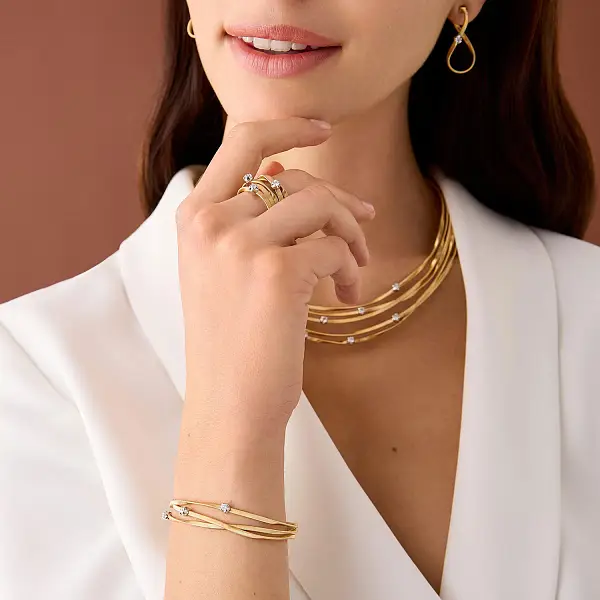 Zlatý náramek Marco Bicego Marrakech BG848_B B8 YW M5