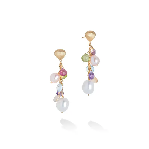 Zlaté náušnice Marco Bicego Paradise OB1778 MIX114 Y