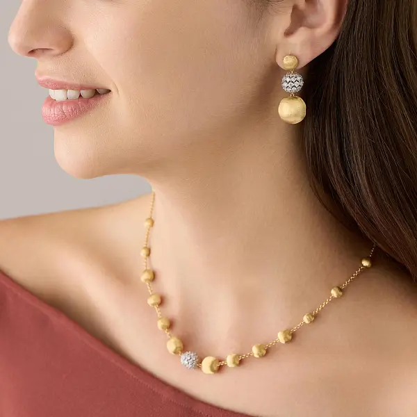 Zlatý náhrdelník Marco Bicego Africa Alta CB2899_B2 YW Q6