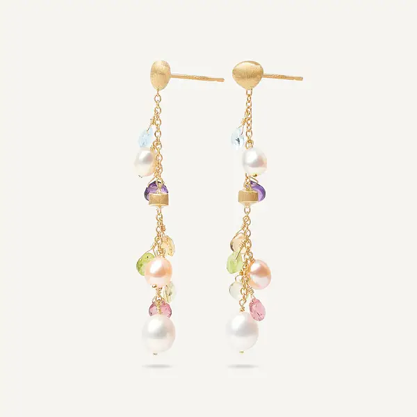 Zlaté náušnice Marco Bicego Paradise OB1779 MIX114 Y