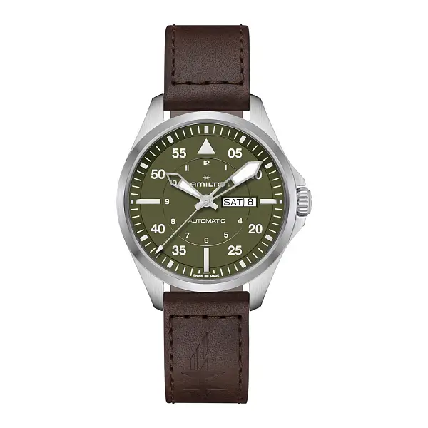Hamilton Khaki Aviation Pilot Day Date Auto H64635560