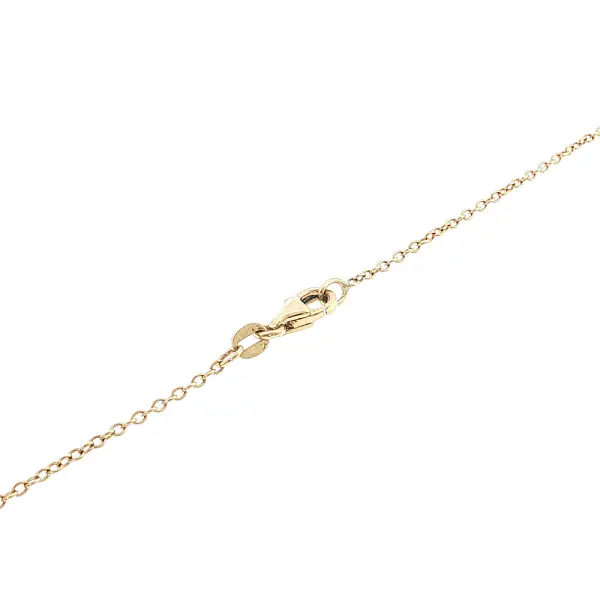 Luxury gold necklace with sparkling zircon