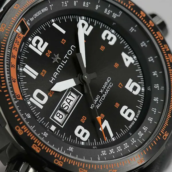 Hamilton Aviation X-Wind Day Date Car H77785733