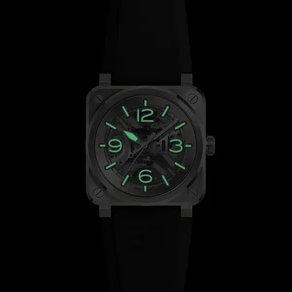 Bell & Ross BR-03 Green Steel BR03A-GN-ST/SCA