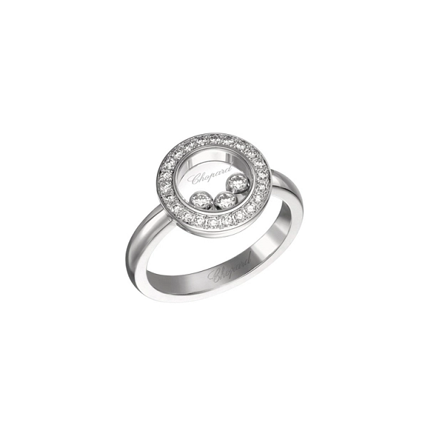Золотое кольцо Chopard Happy Diamonds 82A018-1211