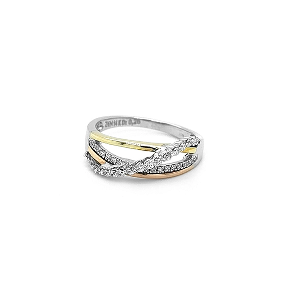 Gold Ring with Diamonds