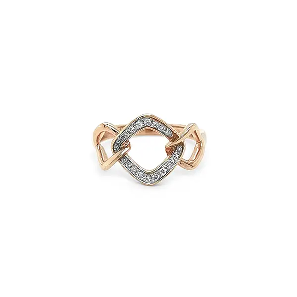 Zlatý Prsten s Diamanty