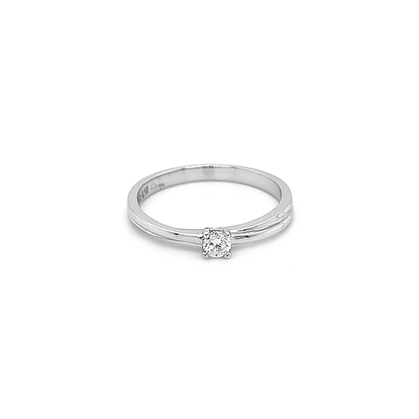 Zlatý Zásnubní Prsten s Diamantem