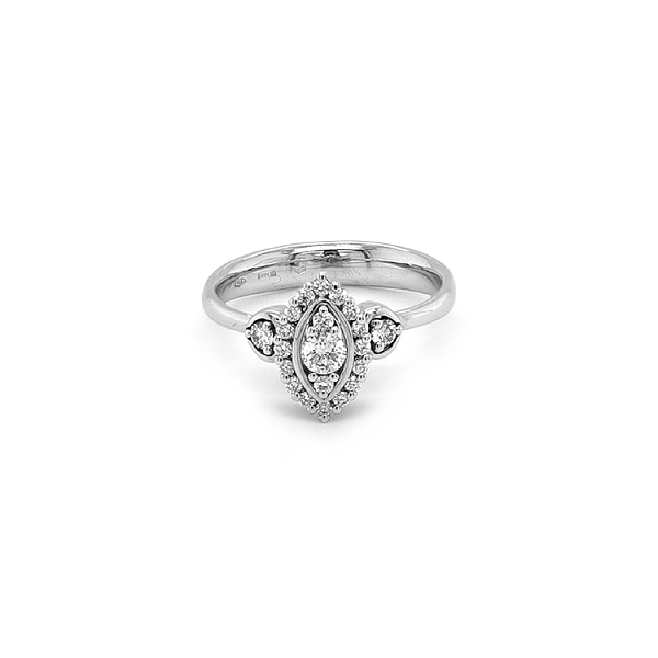 Gold Ring with Diamonds