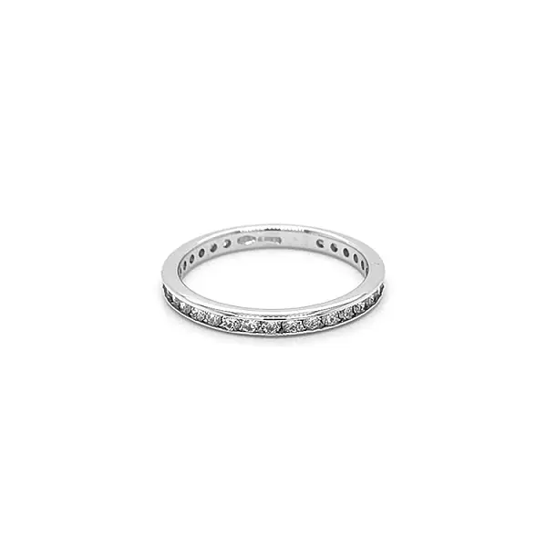 Zlatý Eternity Prsten s Diamanty
