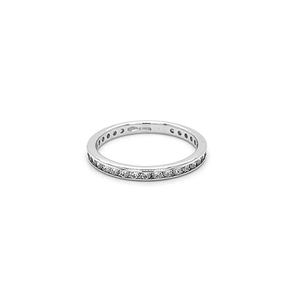 Zlatý Eternity Prsten s Diamanty