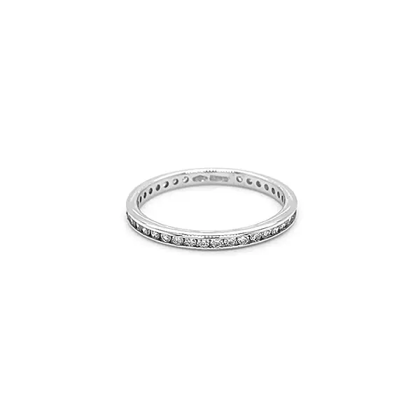 Zlatý Eternity Prsten s Diamanty